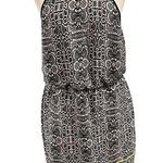 Dolce Vita Size Large Snake Print Dress Tank Style Keyhole Back DV Black Photo 0