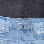American Eagle  Dreamy Drape Denim Highest Waist Baggy Shorts Light Wash Womens 6 Photo 6