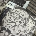 Bryn Walker Jacket Womens XL White Black Cotton Silk Floral Ombre Top Boho Photo 5