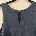 Isabel Navy Blue Maxi Dress with Front Cutout Size Large Photo 5