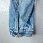 Hollister L Trucker Jacket Light Wash Jeans Metal Rivet Button Front Photo 3