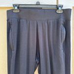 tasc Black Ribbed Pants Women’s Size Large Pockets Organic Cotton Bamboo Photo 1