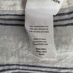Rails  Shirt Womens XS White Blue Stripe Flamenco Stripe Matea‎ Lace Up Casual Photo 6