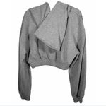 For Love & Lemons Gray Cropped Hoodie Sweatshirt & Joggers XL Set New VS FLL NWT Photo 2