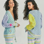 Love Shack Fancy NWT Brody Oversized Cardigan in Macaroon Party Size XS Photo 14