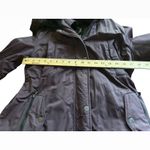 1 Madison Expedition Women's Parka Hooded Faux Fur Trim Winter Coat Purple Size M Photo 2