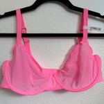 Aerie NWT  Smoothez Mesh Balconette Unlined Bra in Hot Pink Photo 0