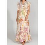 Anthropologie MAEVE x  Cassandra Maxi Dress, Peach, XS Photo 1