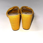 Sam Edelman  Oda Mustard Yellow Knot Heels Shoe Size 7 Photo 6