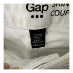 Gap  White Skinny Fit Jeans Women's Size 6 28 Regular Distressed Inseam 30" Photo 6