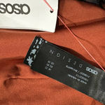 ASOS One Piece Swimsuit Womens Plus 18 Black Orange Tortoise Bandeau Cut Out NWT Photo 4