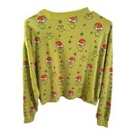 American Eagle Outfitters AE Green Grinch Plush Lounge Sweater Photo 4