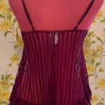 Sexy see through burgundy top size 32 Photo 3
