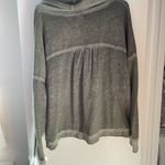 Caslon Oversized Cowl Neck Sage Green Sweater Photo 3