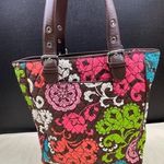 Vera Bradley  Lola floral Women's Tote Purse Shoulder bag Brown multi SKU 6125 Photo 0