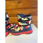 COGA Womens size 36 (US 6) Quilted Camo / Faux Fur Lined Winter Boots Blue Photo 3