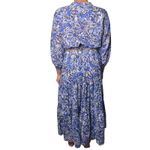 Cara Cara Blue Floral top and maxi skirt set sz S Photo 2