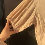 ASOS Design Crinkle Tea Jumpsuit with Puff Sleeve in Stone Size 10 NWT Photo 7