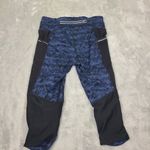 Athleta Blue Dapple Be Free Knicker Tight Yoga Fitness Pant #597200 Size XS Photo 7