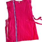 J.Crew women’s pink cotton belted T-Shirt Dress Size Large. Perfect summer dress Photo 3