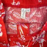 Joie Colorful tropical linen pocketed cuffed Hawaiian breathable high waisted short Photo 1