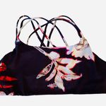Athleta  Hyper Focused Sports Bra Strappy Floral M Photo 2