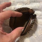 VINTAGE Western Flair Classic Hand Tooled Leather Zip Closure Coin Purse Brown Photo 4