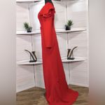 TS Couture Red Mermaid Formal Dress Size 4 Photo 4