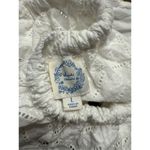 Blue Rain Francesca’s  Bella Flutter Sleeve Bow Back Top Cottage Large White Photo 3