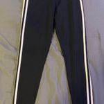 Adidas Stripped Black & White Leggings Photo 0