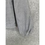 Brandy Melville  Women's Off Shoulder Blouse Blue White Striped Long Sleeve O/S Photo 5