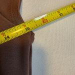 Derek Heart  Women's M Brown Cap Sleeve‎ Sweetheart Neckline Midi Dress Trendy # Photo 5