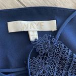 WAYF  Navy Blue Crochet Sleeveless Top Photo 2