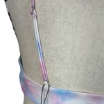 Zaful SZ 6 Bandeau Bikini Swim Top Tie-Dye Padded Cups Adjustable Straps Knotted Photo 4