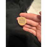 PINK VS Quarter Zip Pullover Cropped Fleece Women's Size Small Black NWT Photo 4