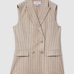 Reiss ODETTE SOLD OUT ONLINE
WOOL BLEND DOUBLE BREASTED WAISTCOAT Sz 2 NWT Photo 0