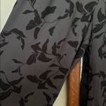 Nordstrom Black Floral leaf Wide-Leg dress Pants xl Photo 1