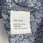 Artisan NY  Blue Button Front Lightweight Blouse New Large Photo 4