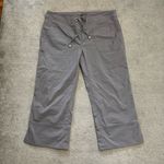 prAna  Cropped Capri Hiking Outdoor Pants Stretch Fabric Pockets Photo 0
