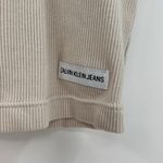 Calvin Klein Jeans Cream Cotton Crop Top Size XL NWT Photo 2