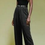 Reformation NWT Mason Pant Black Wide Leg Trouser Size 12 Photo 1