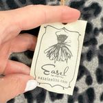 easel NWT  Los Angeles Animal Print Long Sleeve Hacci Knit Top Size 3X Leopard‎ Photo 3