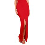 Lulus  Own the Night Red Strapless Maxi Dress Size Small NWT Photo 5