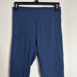 Lululemon Athletica In Movement Crop Everlux 19” leggings in Mach Blue Size 6 Photo 4