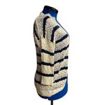 Pink Rose  Women’s Cardigan Sweater Shrug Cream & Black Size Large‎ Photo 1