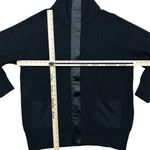 Torrid Women's 1X Black Shaker Stitch Cardigan Zip Sweater Cozy Fall Winter Photo 4