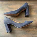 Banana Republic ☀️  navy Madison 12-Hour Block-Heel Pump Photo 5