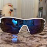 TOREGE Sports Sunglasses with Case Blue Photo 3