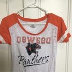 Oswego High School Panthers Camouflage Faded Fitted T Photo 3