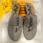 Anne Klein Women's Gray Sandals size 10M Photo 3